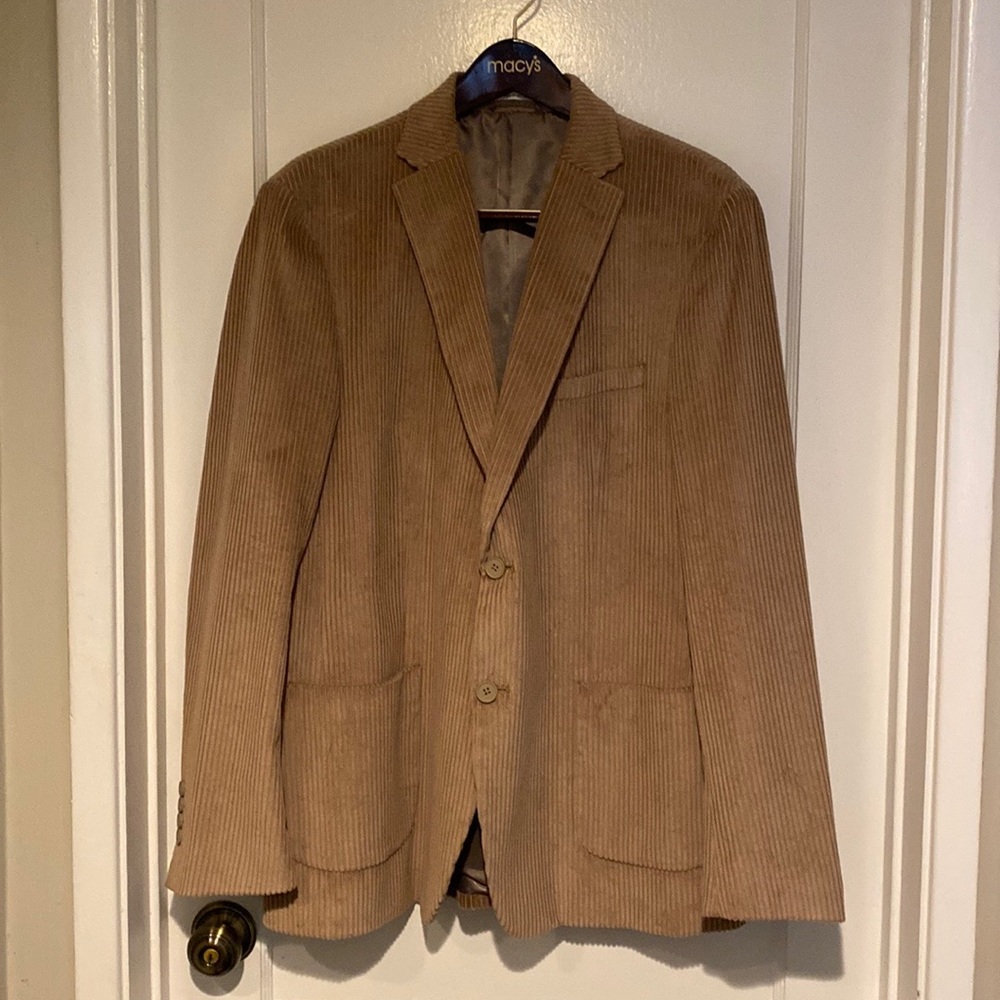 Men's Slim-Fit Wide-Wale Corduroy Sport Coat, Created for Macy's